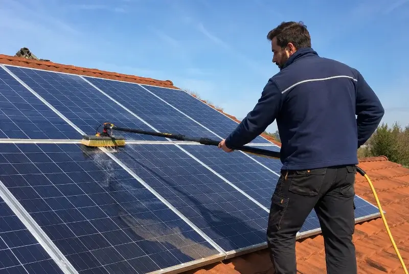Nettoyage et entretien de panneaux solaires à Bais