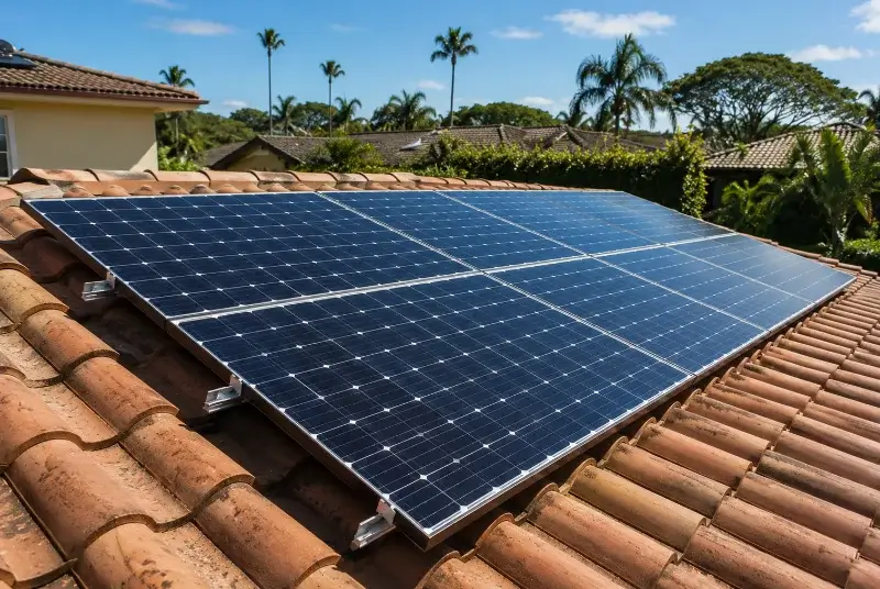 Installation de panneaux solaires à Bais